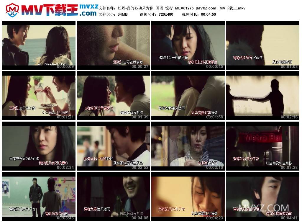 牡丹-我的心动只为你_国语_流行_MEA01275